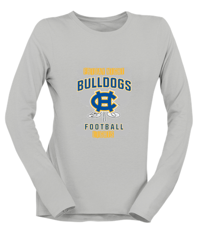Chapel Hill Bulldogs Football #6 Women's Premium LS T-Shirt