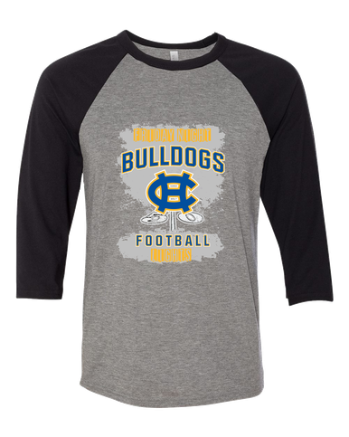 Chapel Hill Bulldogs Football #6 Women's Baseball T-Shirt