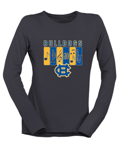 Chapel Hill Bulldogs Band # 2 Women's LS T-Shirt