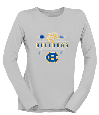 Chapel Hill Bulldogs Band # 3 Women's LS T-Shirt