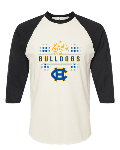 Chapel Hill Bulldogs Band # 3 Women's Baseball T-Shirt