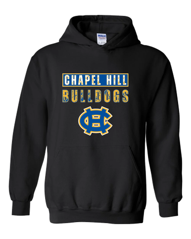 Chapel Hill Bulldogs Mascot #9 Men's Hoodie