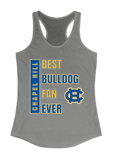 Chapel Hill Bulldogs Best Bulldog Fan Women's Tank Top