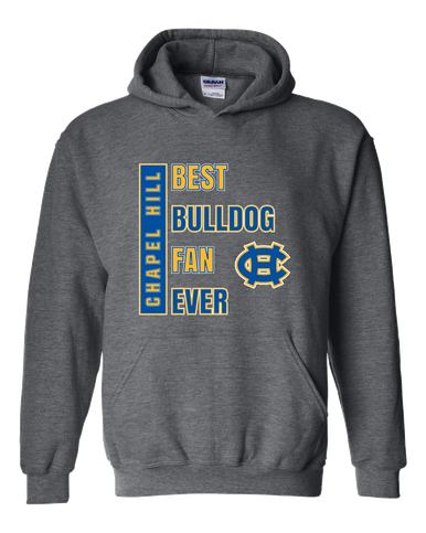 Chapel Hill Bulldogs Best Bulldog Fan Men's Hoodie