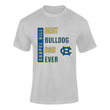 Chapel Hill Bulldogs Best Bulldog Dad Men's Premium SS T-Shirt