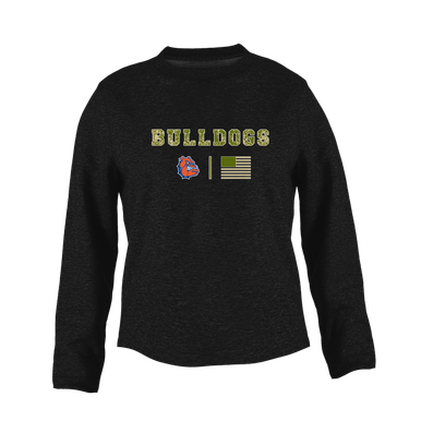 Nottingham Bulldogs Camo Flag Women's Sweatshirt