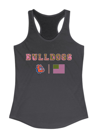 Nottingham Bulldogs Pink Camo Flag Women's Tank Top