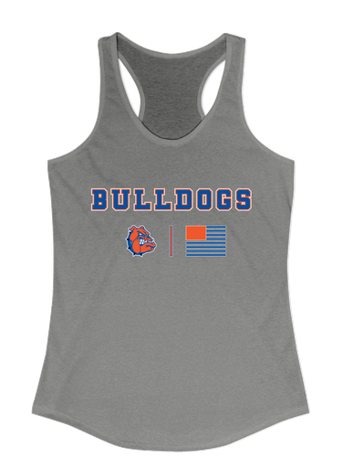 Nottingham Bulldogs Team Colors Flag Women's Tank Top