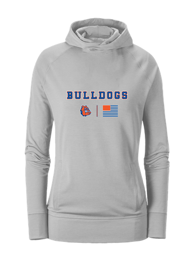 Nottingham Bulldogs Team Colors Flag Women's Hoodie