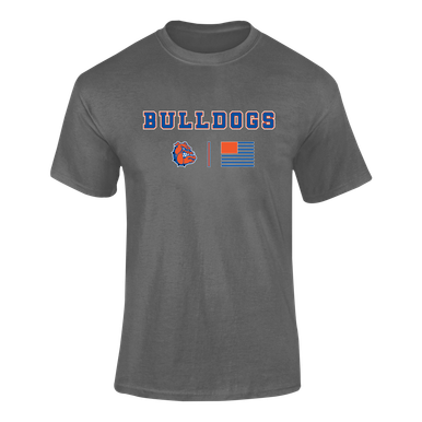 Nottingham Bulldogs Team Colors Flag Men's SS T-Shirt
