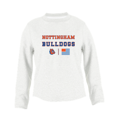 Nottingham Bulldogs Spirit Flag Women's Sweatshirt