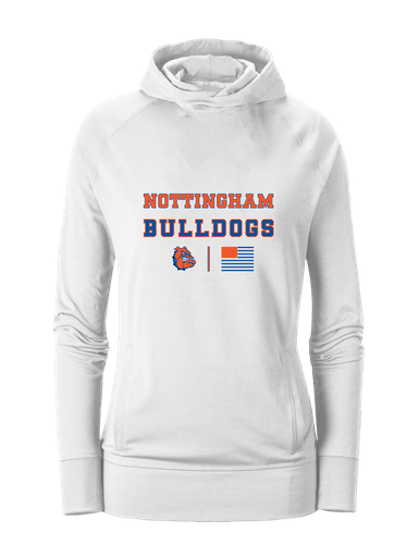 Nottingham Bulldogs Spirit Flag Women's Hoodie