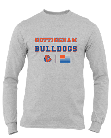 Nottingham Bulldogs Spirit Flag Men's Premium LS T-Shirt