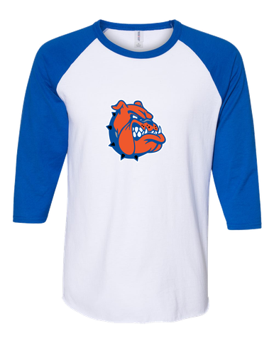 Nottingham Bulldogs Mascot #1 Women's Baseball T-Shirt