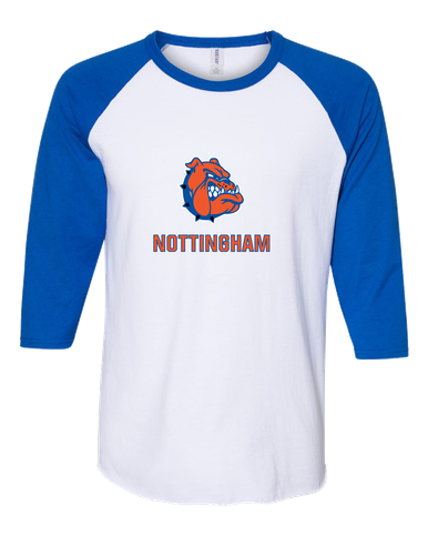 Nottingham Bulldogs Mascot #2 Men's Baseball T-Shirt