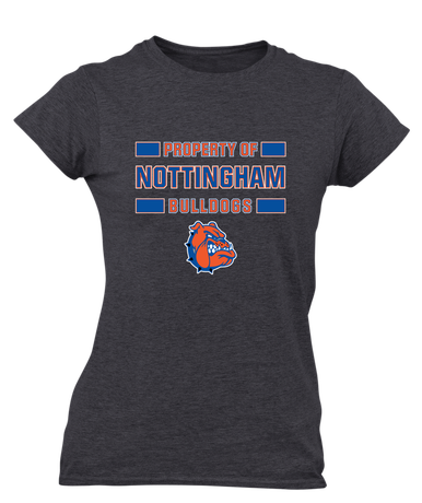 Nottingham Bulldogs Property Of Women's Premium SS T-Shirt