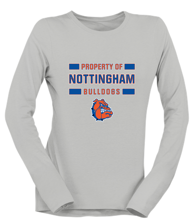 Nottingham Bulldogs Property Of Women's Premium LS T-Shirt