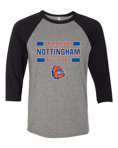 Nottingham Bulldogs Property Of Women's Baseball T-Shirt