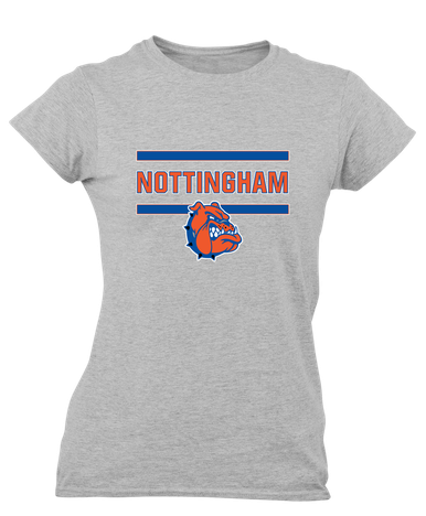 Nottingham Bulldogs Mascot #4 Women's SS T-Shirt