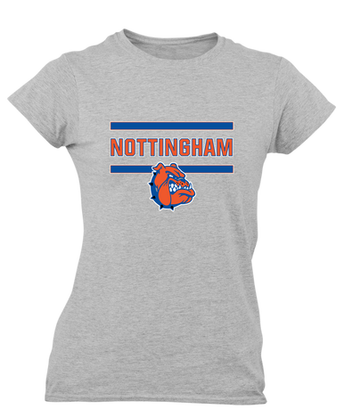 Nottingham Bulldogs Mascot #4 Women's Premium SS T-Shirt