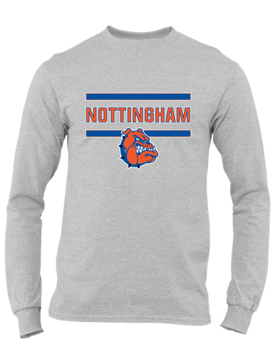Nottingham Bulldogs Mascot #4 Men's LS T-Shirt