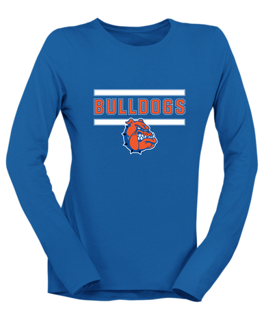 Nottingham Bulldogs Mascot #5 Women's Premium LS T-Shirt