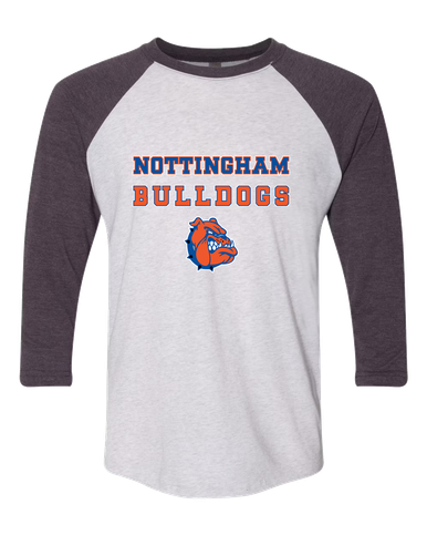 Nottingham Bulldogs Spirit Women's Baseball T-Shirt