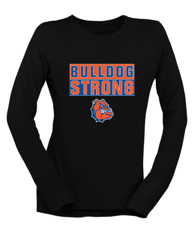 Nottingham Bulldogs Strong #1 Women's LS T-Shirt