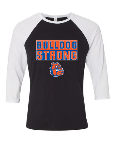 Nottingham Bulldogs Strong #1 Women's Baseball T-Shirt
