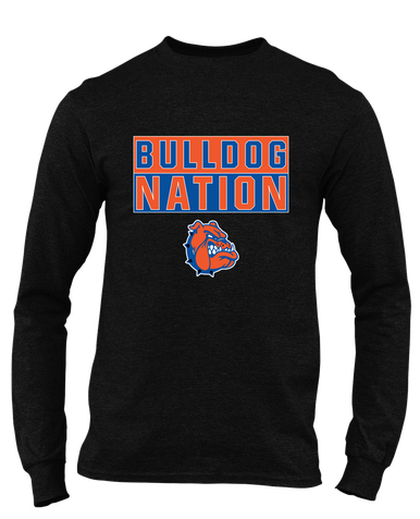 Nottingham Bulldogs Nation #1 Men's LS T-Shirt