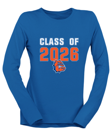 Nottingham Bulldogs Class of 2026 Women's LS T-Shirt