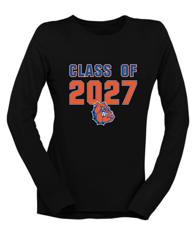 Nottingham Bulldogs Class of 2027 Women's Premium LS T-Shirt