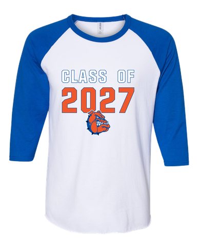 Nottingham Bulldogs Class of 2027 Men's Baseball T-Shirt