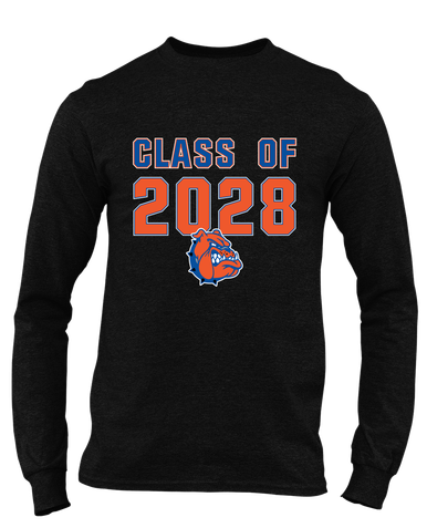 Nottingham Bulldogs Class of 2028 Men's LS T-Shirt