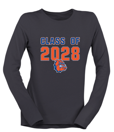 Nottingham Bulldogs Class of 2028 Women's Premium LS T-Shirt