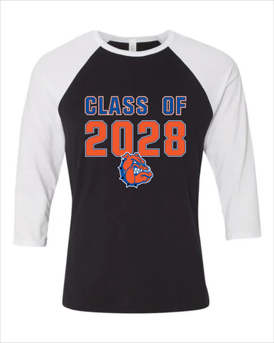Nottingham Bulldogs Class of 2028 Men's Baseball T-Shirt