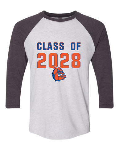 Nottingham Bulldogs Class of 2028 Women's Baseball T-Shirt