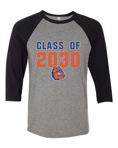 Nottingham Bulldogs Class of 2030 Men's Baseball T-Shirt