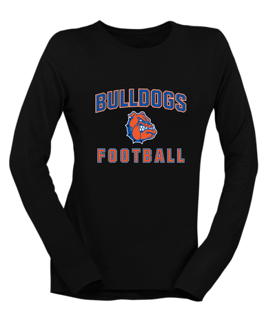 Nottingham Bulldogs Football #1 Women's LS T-Shirt