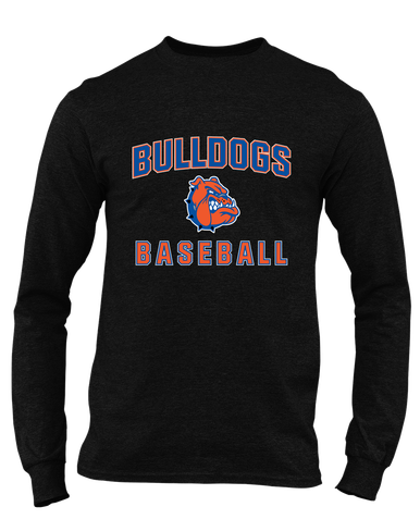 Nottingham Bulldogs Baseball #1 Men's LS T-Shirt