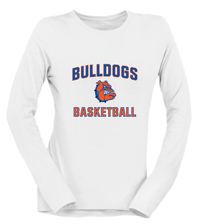 Nottingham Bulldogs Basketball #1 Women's LS T-Shirt