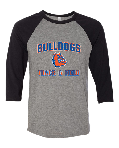 Nottingham Bulldogs Track & Field Women's Baseball T-Shirt