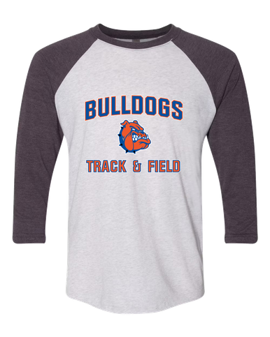 Nottingham Bulldogs Track & Field Men's Baseball T-Shirt
