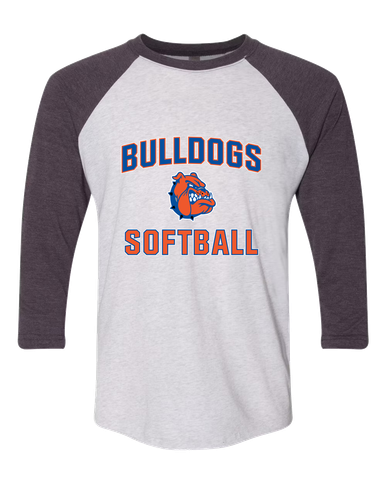 Nottingham Bulldogs Softball #1 Women's Baseball T-Shirt