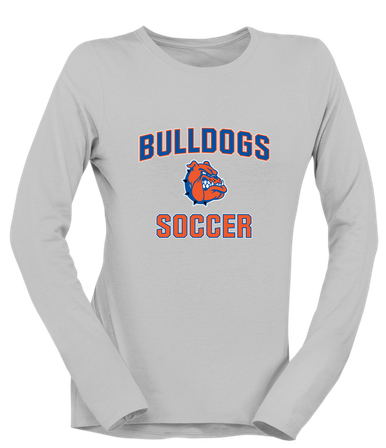Nottingham Bulldogs Soccer #1 Women's LS T-Shirt