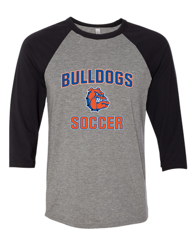 Nottingham Bulldogs Soccer #1 Women's Baseball T-Shirt