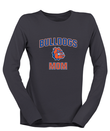 Nottingham Bulldogs Mom Women's LS T-Shirt
