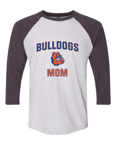Nottingham Bulldogs Mom Women's Baseball T-Shirt