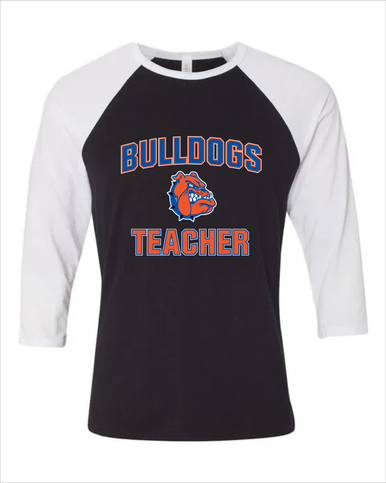 Nottingham Bulldogs Teacher Men's Baseball T-Shirt