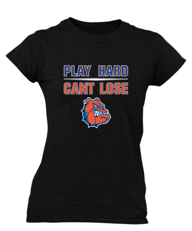 Nottingham Bulldogs Play Hard, Can't Lose Women's Premium SS T-Shirt
